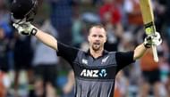 Munro celeberates his T20I hundred